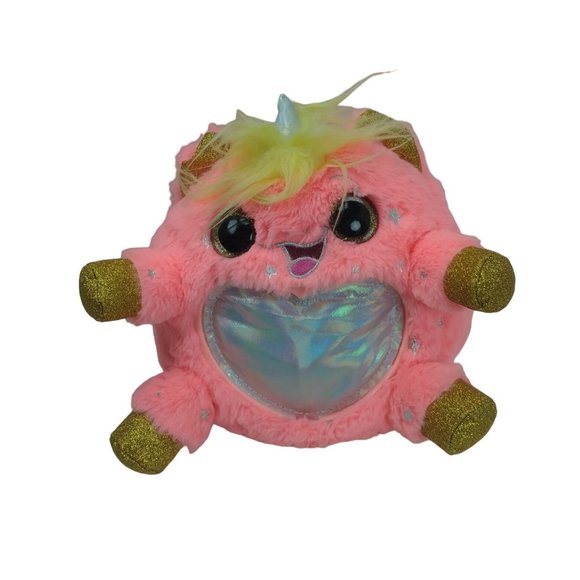 Zuru Rainbowcorns Unicorn Pink Plush 9" Stuffed Animal - Picture 2 of 8